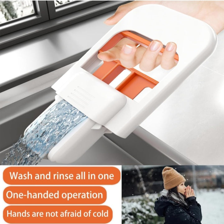 Mini Foldable Desktop Mop – Self‑Squeeze Sponge Mop for Wet & Dry Use – Portable Cleaning Tool for Small Spaces – Kitchen, Bathroom, Glass, Living Room