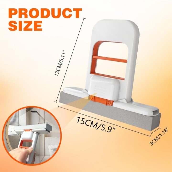 Mini Foldable Desktop Mop – Self‑Squeeze Sponge Mop for Wet & Dry Use – Portable Cleaning Tool for Small Spaces – Kitchen, Bathroom, Glass, Living Room